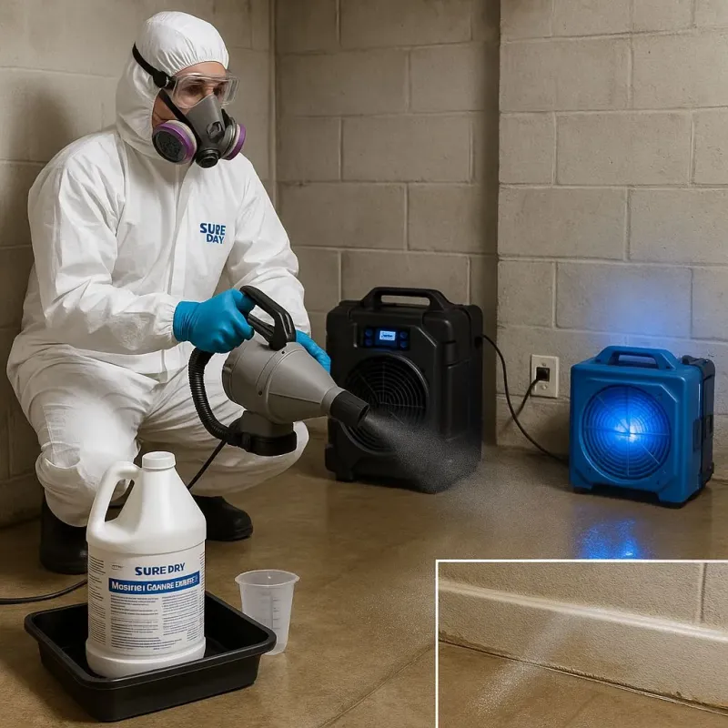 Sanitization and Odor Removal process in Orange, MA